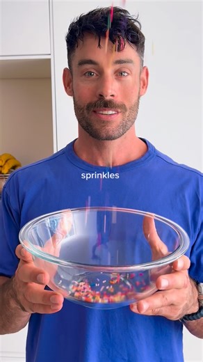 Baked Lean on Instagram: "BIRTHDAY CAKE DONUT HOLES 🎉🍩 Golden, fluffy, and high-protein. Macros (per hole): 55 calories • 4.7g protein • 8.6g carbs • 0.5g fat How to make: Mix ½ cup self-rising flour, 1 scoop vanilla protein, and ⅔ cup Greek yogurt. Fold in sprinkles and roll into 10 balls. Air fry at 325°F for 9–10 minutes. Soft centers, cake-batter vibes, zero fuss. #bakedlean #highprotein #donutholes #healthydessert #macrofriendly"
