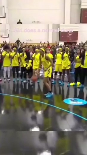 My mom would win an NBA dunk contest #dunk #femaledunker