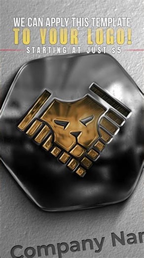 ✨Glossy Logo Reveal – Shiny Animated Intro for Brands "E709"