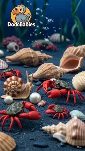 Crabs, Snails, shell creatures