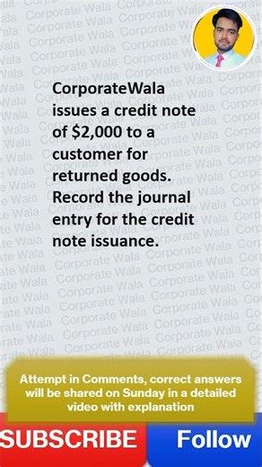 Tricky Journal Entries | Interview Questions and Answers | Accounting Questions | Corporate Wala