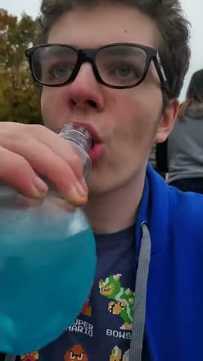 Drinking a speed potion in real life
