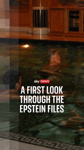 Sky News on Instagram: "Bill Clinton and the swimming pool: A first look through the Epstein files The former US president can be seen in a pool with Ghislaine Maxwell in one photo, and in a hot tub with an unidentifiable woman in another. It's important to note that inclusion in a photo does not infer any wrongdoing #Epstein #EpsteinFiles"