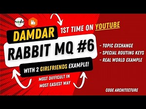 RabbitMQ with Nodejs #6 | Topic Exchange Explained | Real-World Notification Service Implementation