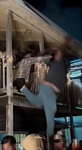 Epic Balcony Fail: Railing Breaks and Sends Them Falling