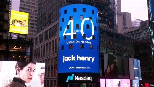 Jack Henry & Associates, Inc. Rings the Nasdaq Stock Market Opening Bell