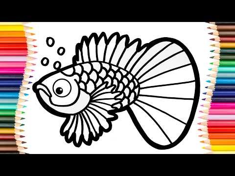 Let's Draw a Fish for Kids