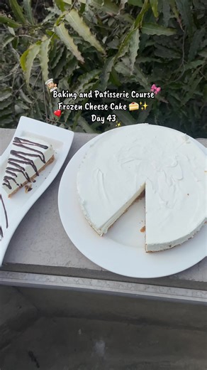 Delicious Frozen Cheese Cake Recipe | Day 43 Baking Challenge