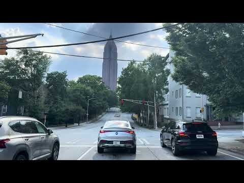 Cruising Atlanta in 4K: North Avenue Westward
