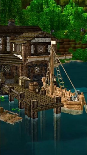 I Built a Riverside House in Vintage Story #vintagestory #vintagestorybuilding