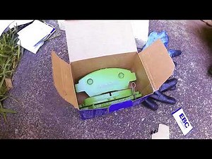 2013 Honda Fit Sport Upgrades - Stage 1 - Part 2 - EBC Green Stuff Brakes