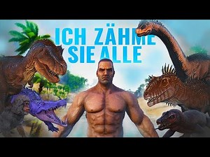 ALLE ARK THE ISLAND KREATUREN ZÄHMEN! (NEUES GROß PROJEKT!) ALL THE CREATURES PART 1