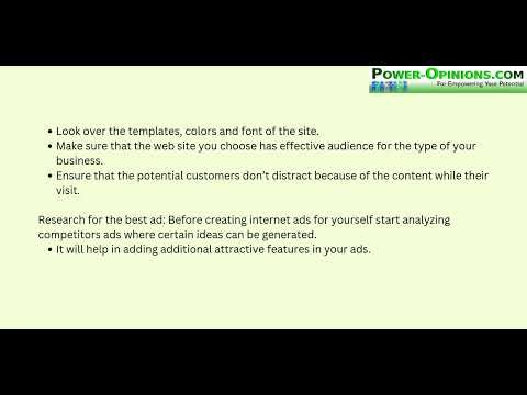 Effective Tips for Internet Banner Advertising