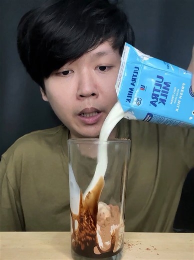 CARA BIKIN SUSU COKLAT PERFECT #steravideo #mukbang #asmr #food #funny