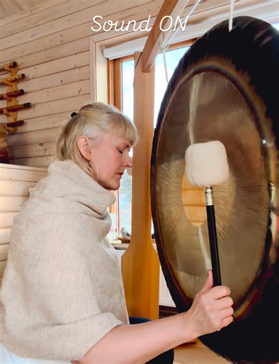 Helgafell | 🔈 SOUND ON 🔔 Gong therapy uses the deep, resonant sounds of gongs to create a meditative soundscape that promotes relaxation and healing.... | Instagram