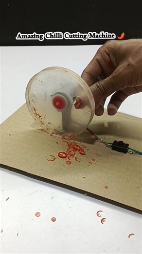 Amazing Chilli Cutting Machine With Dc Motor | Smart Diy Kitchen Hack