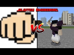 Basic Combat Vs Toji In Jujutsu Kaisen Minecraft | Jujutsu Awakening Jjk Addon/MCPE