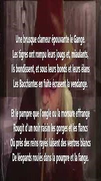 Bacchanale - José-Maria de Heredia read by Yvon Jean