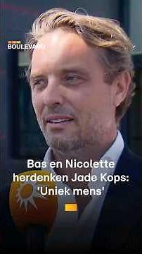 Bas Smit en Nicolette van Dam herdenken Jade Kops: 'Uniek mens' | RTL Boulevard