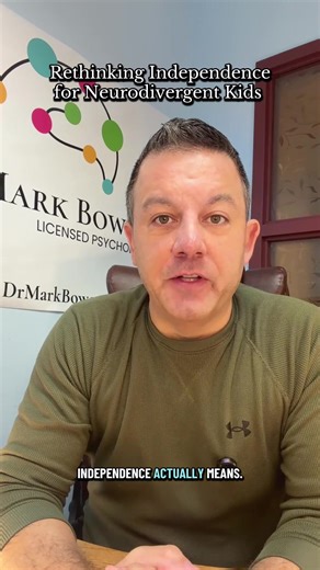 Rethinking Independence for Neurodivergent Kids We don’t call adults “dependent” for using GPS, asking questions, or leaning on family. So why do we expect neurodivergent kids to prove independence through isolation? Real independence isn’t about doing everything alone. It’s about having choice, control, and a voice in your own life. Support doesn’t block growth. Support builds judgment, confidence, and self-direction when it’s done right. If the help your child receives expands their options in
