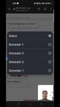 Gurugram University Reappear Online Form!! How to fill form gurugram University