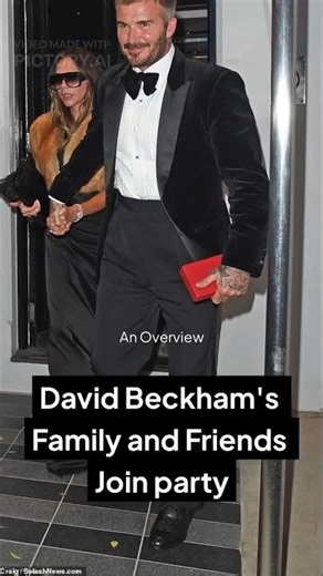 🎉 Beckham Family & Friends Celebrate Sir David’s Knighthood Together! 👑🥂