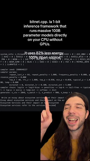 Run 100B AI Models on CPU with BitNet.cpp | Efficient AI
