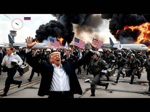 2 hours ago! The US President and the Secretary of Defense surrendered and fled, look what happened.