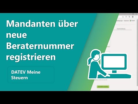Mandanten für Meine Steuern über neue Beraternummer registrieren