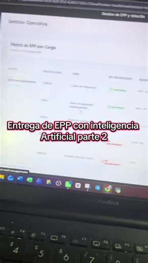 Entrega de EPP con inteligencia artificial mira hasta el final #entrega #epp #ia #parte2 #inteligenciaartificial