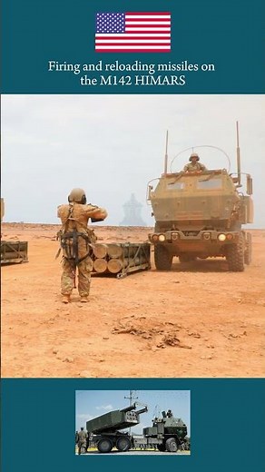 Firing and reloading missiles on the M142 HIMARS