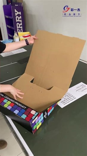 Dual Hook PDQ Display Box Assembly | Retail Ready Packaging Solution