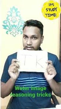 Water image Reasoning Tricks || Non-verbal Reasoning Tricks || Solve in 1 second