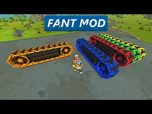 Scrap Mechanic Survival | Fant Mod 16.6 - NEW TANK TRACKS