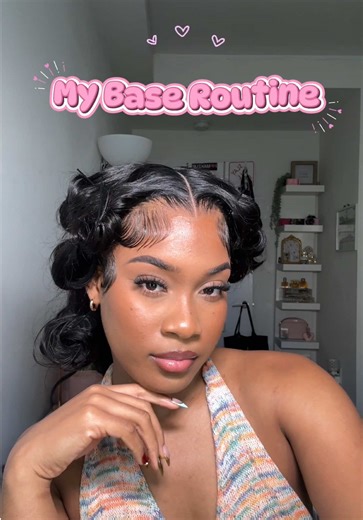 My base routine💕 @Anastasia Beverly Hills @BLK OPL @elfcosmetics @Black Radiance @Rare Beauty @Morphe Cosmetics @Fenty Beauty @NYX Professional Makeup @ONE SIZE BEAUTY #makeup #makeuptutorial #baseroutineblackgirl #everydaymakeup