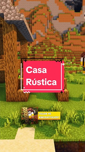 Tutorial de Casa de Madeira Rústica no Minecraft