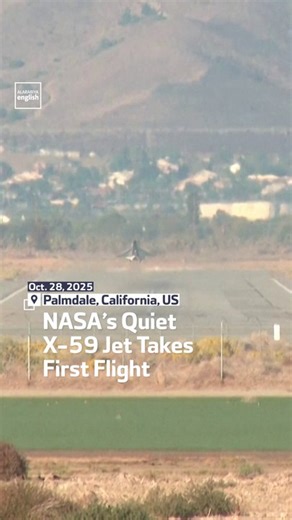 NASA’s Quiet X-59 Jet Takes First Flight