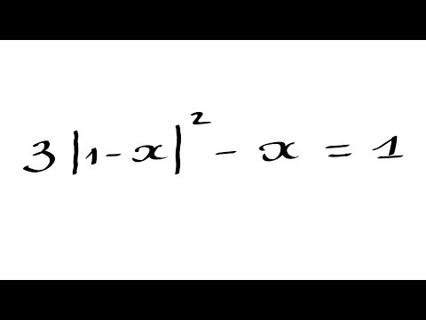 #1 Exotic quadratic equation - sharpening math skills