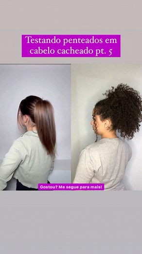 Luana Natal on Instagram: "Apro ou repro? #reelstrending #penteadoscacheados #penteadosfaceis #cachos3b3c #reelshair"