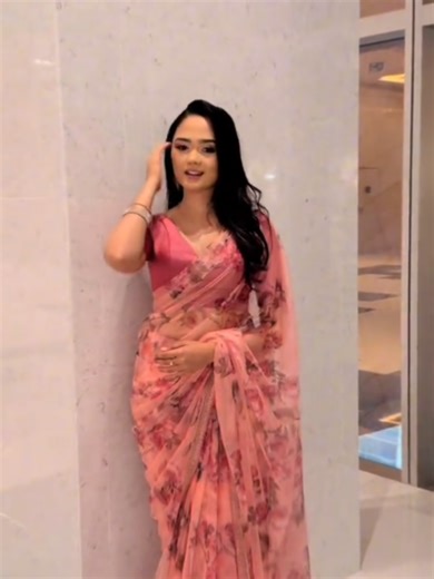 Kavi Girl Styles Trend in Saree