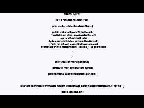 Declare enum without specify values, something like abstract