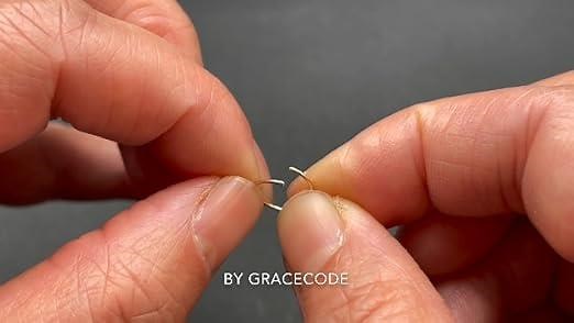 How to open & close endless hoop earrings