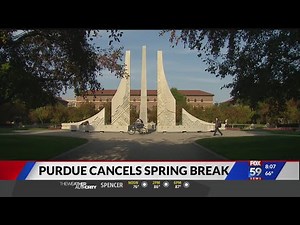 Purdue University cancels spring break