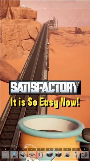 The Satisfactory 1.1 Update Added this Game Changing Auto-Connect for Blueprints! #shorts