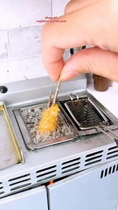 REAL Tiny Food Cooking, Baking, & Art Shop | Name this recipe 🥳 using my real functioning miniature deep fryer and griddle ✨ adopt one at realminiworld.com #deepfryer #minikitchen... | Instagram