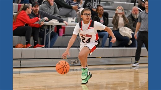 Chris Jarvis of Blake Bass Middle School hits unreal full-court shot