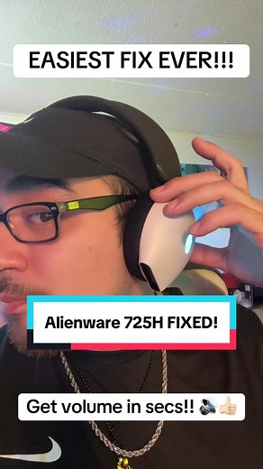Alienware 725H Headset Quick Sound Fix