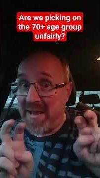 Are we picking on drivers aged 70+ unfairly?