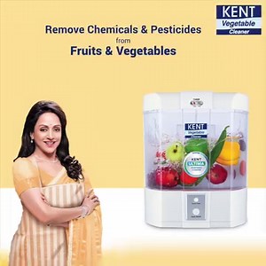 Did you know your fruits and vegetable's surface have unseen chemical, pesticides, bacteria etc., which are not completely washed out with just tap water? Bring home KENT Ultima Vegetable Cleaner that removes bacteria and viruses with Ozone Technology | Kent RO Systems