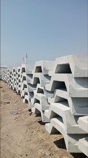Ccsp (corugated concrete sheet pile) 18 meter
